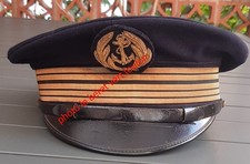 WW2 et Indochine Bonne casquette Marine Capitaine de Vaisseau ORIGINAL Uniforme