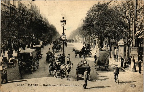 Cpa paris boulevard - paris, 2e