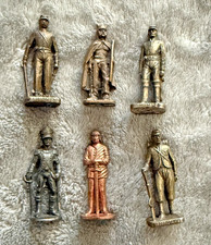Lot of 6 SOLDIERS  KNIGHTS CHOCOLATE EGG KINDER SURPRISE Metal figurines !!!
