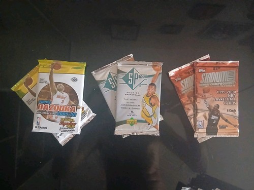 Lot packs basketball vintage - lot,