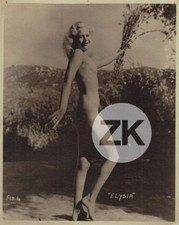 ELYSIA Valley of the Nude NUDISME Nu Blonde Naturisme Film Photo 1933 #2