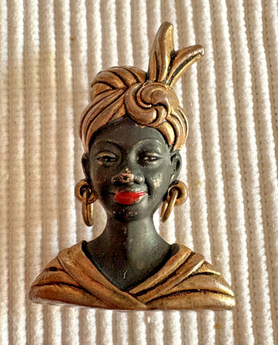 Bijou vintage pendentif broche