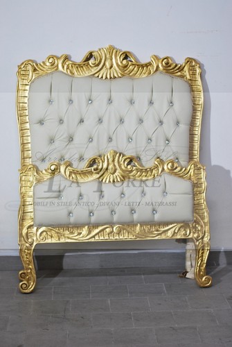 Lit simple baroque bois - simple, en