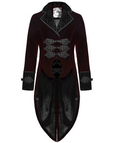 Punk rave manteau - long, homme