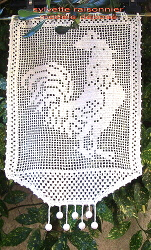 Rideau crochet main - rideau,