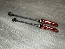 Gary Fisher Repop Ano Red Bicycle Quick Release Skewer Set 100 130 / 135