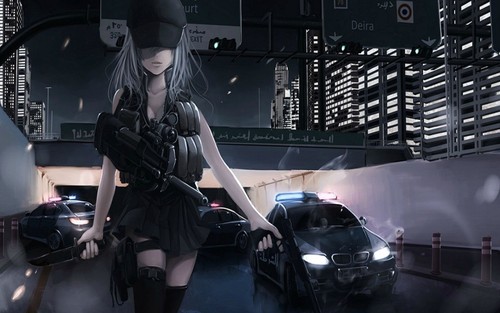 Girls highway p90 police - girls,