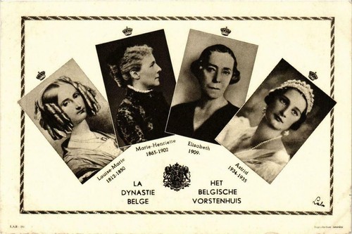 Cpa dynastie belge - la,