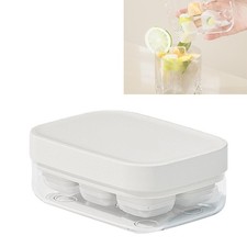 Blanc Moule À Glaçons Réfrigérateur De La Maison De La Glace Box Press-Fit Co