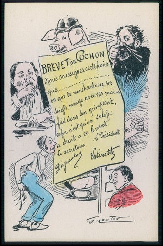 Art mouton humor - humor, pig