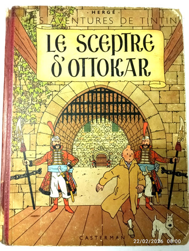 Tintin le sceptre - bd,