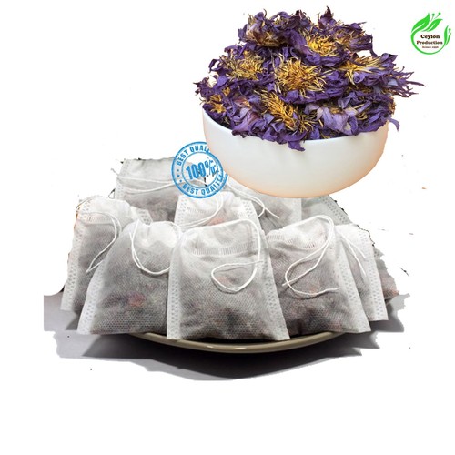 Sachets thé bleu - fleur, de