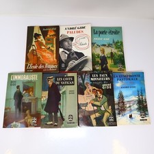 André Gide Lot 7 Livres Poche Paludes/Caves du Vatican/Symphonie Pastorale Roman