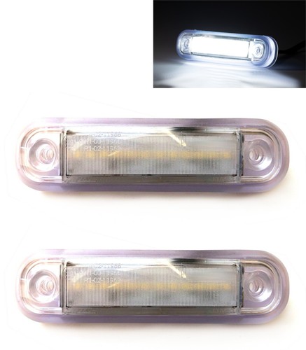 Blanc led lumière décrit - 2x,