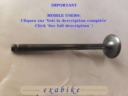 Soupape echappement pour - d'echappement,