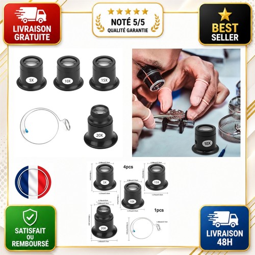 Loupe bijoutier horloger - et,