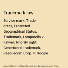 Trademark law: Service mark