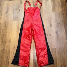 Vtg 60s 70s Ski Bib Snowsuit