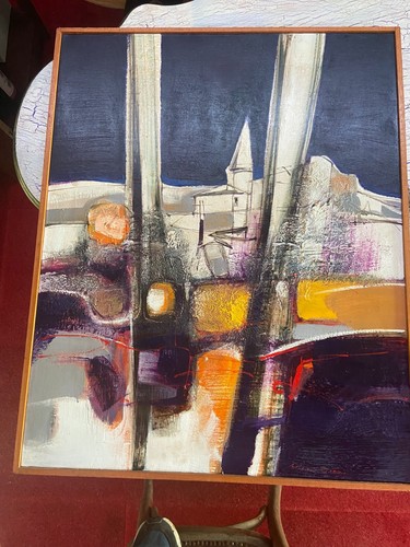 Peinture sur toile la - à,