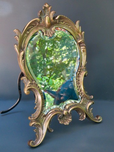 Miroir poser bronze - À,