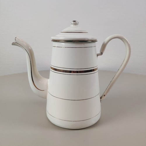 Cafetière tôle émaillée - cafetière,