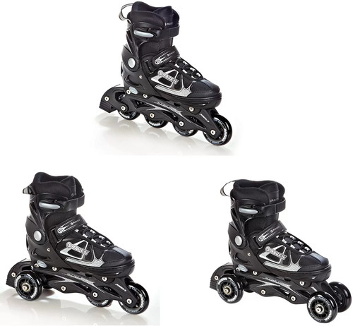 Roller ligne spirit noir - roller, en