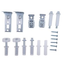 Kit complet de réparation de porte pliante pour lisse pour portes en accordéon