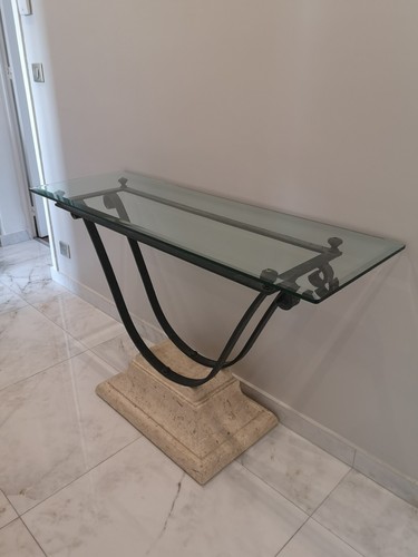 Console verre - console, en