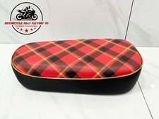 Siège moto Honda Monkey Z50M Z50 M To Nos reproduction tartan doré.