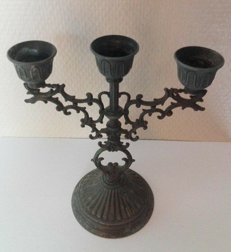 Bougeoir trois têtes - trois,