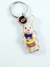KEYCHAIN - DURACELL Rabbit Mascot - Battery Batteries - Plastic 2000s -
