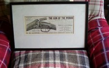 Nice framed advertisement for