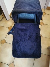 Poussette ancienne en velours