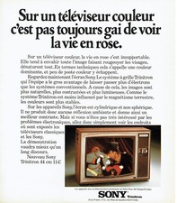 1975 Advertising 088 Sony Triniton Color TV Advertising 088