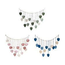 Tenture Murale En Macramé avec Motifs de Feuilles pour Décoration Intérieure