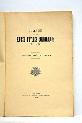 Livre ancien bulletin la - livre, de