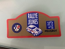 Vintage Peugeot 106 Youth Rally Sticker