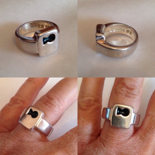 Bague signée clio - signée, blue