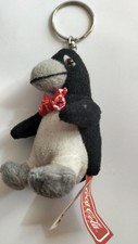 Vintage Coca-Cola Plush Penguin Collectible Keychain
