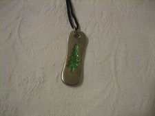 PENDENTIF ACIER PLANCHE DE