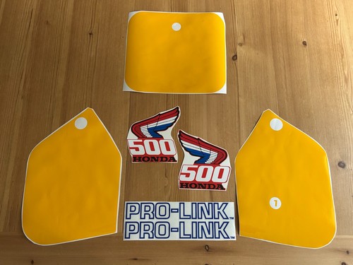 Honda 500 1987 stickers - cr,