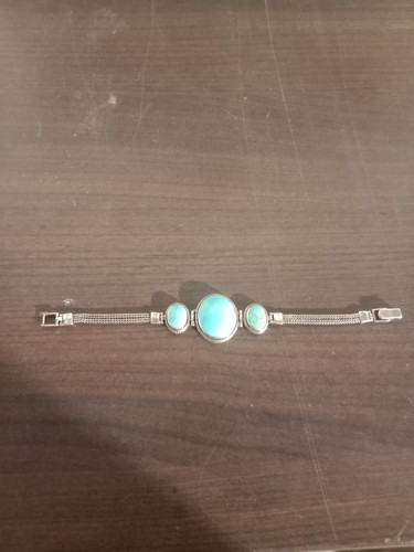 Ancien bracelet argent massif - bracelet,