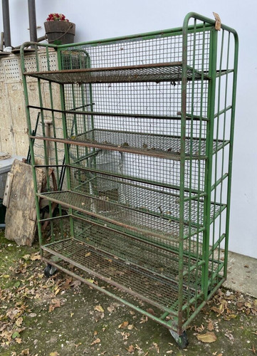 Etagère industrielle fer - etagère,