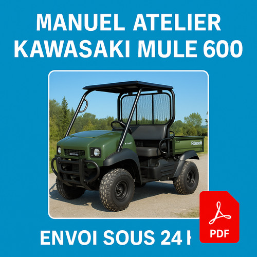 Manuel atelier kawasaki mule - atelier,