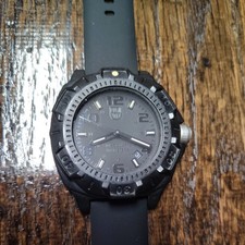 Luminox Men's Watch Sentry 0200 Series Black Dial Carbon Case Mineral Crystal.