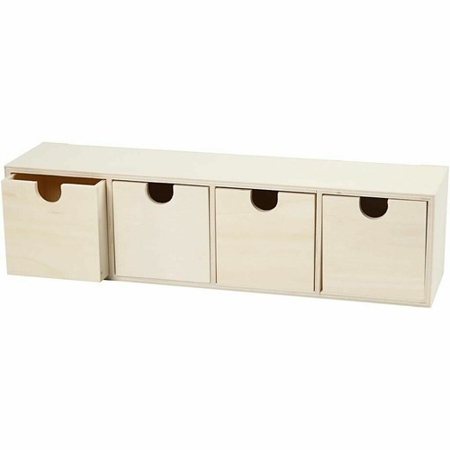 Coffre bois avec - bois, 4