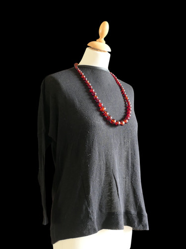 Collier lucite art déco - collier,