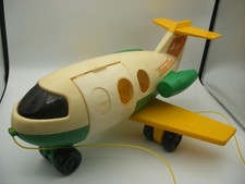 Vintage 1965 Fisher Price little people Play Family Avion Plane Jumbo Jet