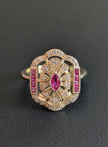 Bague dorée style - dorée, deco