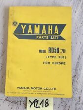 Yamaha RD50M 1978 2U1 RD50 M
